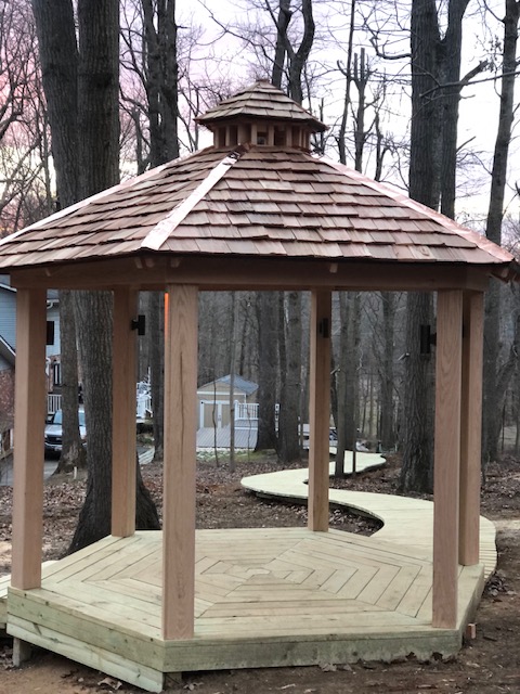 Octagonal Cedar Gazebo