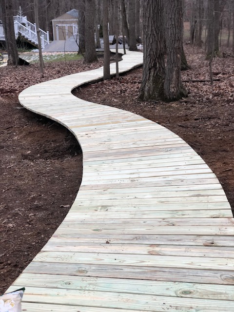 Custom Wood Boardwalk